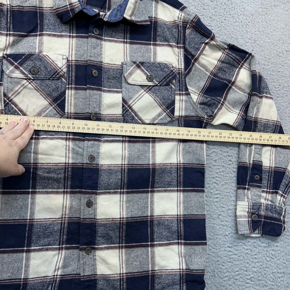 Jachs Flannel Shirt Mens Medium Plaid Classi Heritage - Picture 6 of 8